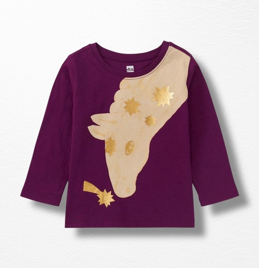 Tea Collection Golden Horse Graphic Tee, Size 10